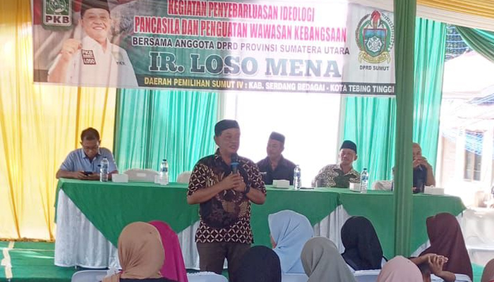 Memperkuat Fondasi Bangsa, Loso Mena Ajak Warga Sergai Jaga Nilai Pancasila